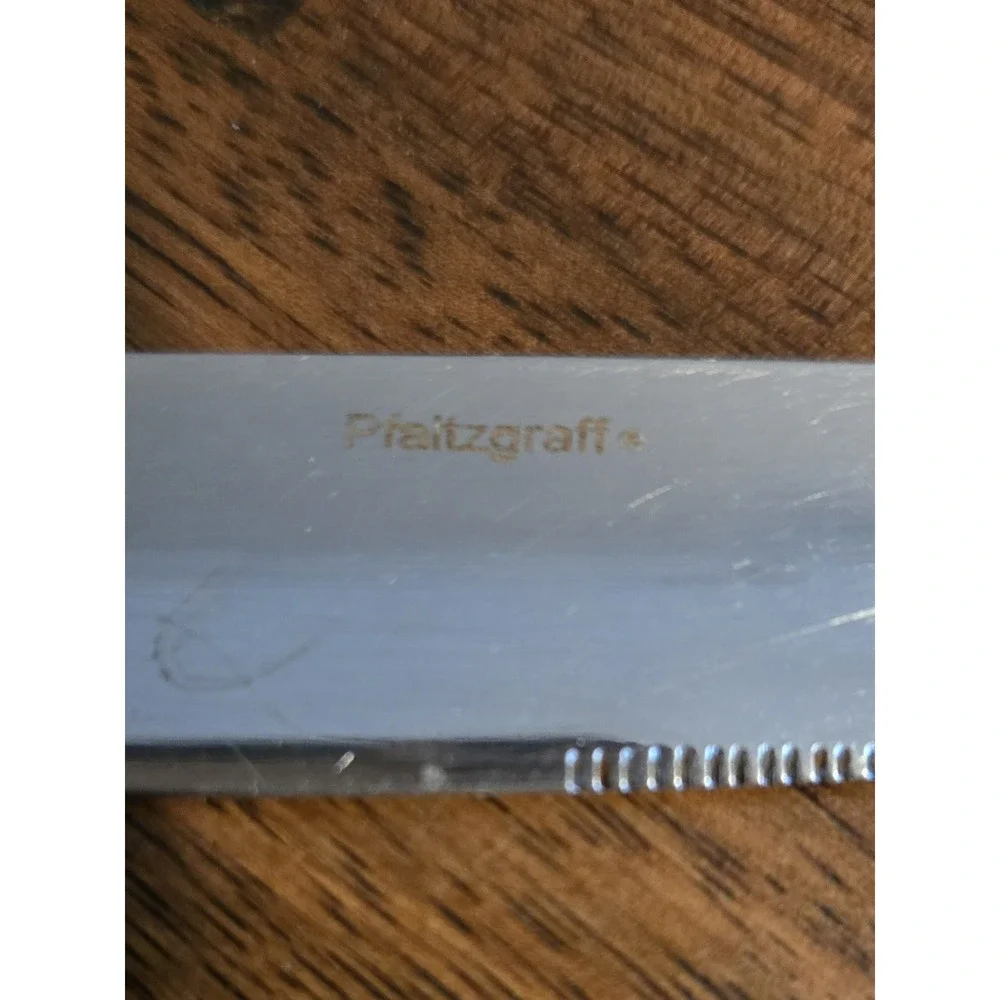 Pfaltzgraff Mirage Frost Pattern Dinner Knife‎ Replacement. Stainless Steel